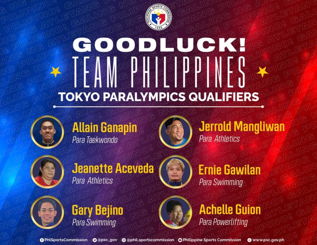 PH Paralympians leave for Tokyo